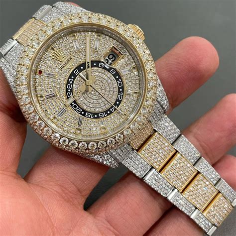 moissanite rolex watches|moissanite rolex for sale.